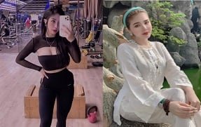 Minh Thu é atraente em roupas de piercing sexy