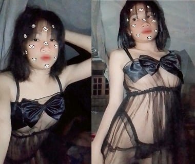 Fumando uma linda garota apaixonada